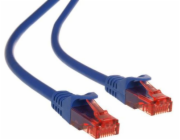 Maclean RJ-45/RJ-45, Cat.6, U/UTP, modrá, 3m (MCTV-303N)