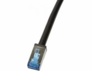 Patchcord LogiLink Logilink Cq7023s Cat.6a S/ftp Pvc+pe 0,5m Černá