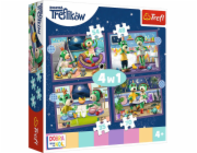 Trefl Puzzle 4v1 35,48,54,70 dílků Trefliki před spaním Dobrou noc, Trefliki na noc 34399 Trefl p8