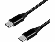 LogiLink USB-C - USB-C kabel USB 0,3 m černý (CU0153)