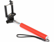 Selfie tyč Omega Selfie Stick Platinet Sport Teleskopická tyč na tyč červená (OMMPKR)