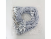 Omega USB-A USB kabel – 1 m stříbrný (OUFBB3MS)