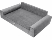 Hobbydog Bed Glamour New, šedá efektní, velikost XL