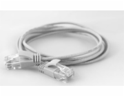 Wantec  wW Patch kabel CAT6A (rand 2,8mm) UTP bílý 0,25m (7227)