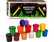 Starpak PAINTS PLAK 12COL 20ML PIXEL GAME STK FOL 6/24