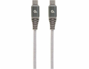 Gembird USB kabel USB-C – USB-C 1,5 m šedý (CC-USB2B-CMCM60-1,5M)