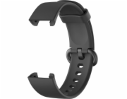 Strado silikonový řemínek pro Xiaomi Mi Watch Lite (Black) univerzální