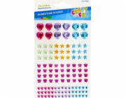 Craft with Fun CRYSTAL DECORATION COLOR CF 120KS MIX B/C