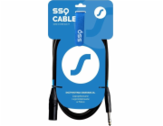 Kabel SSQ SSQ JSXM1 - stereo jack kabel - XLR samec, 1 metr