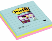 Sponky Post-it Notes super lepicí xl linka 101x101 mm, miami 3/p