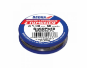 Dedra pájka s tavidlem Sn60Pb40 1mm 50g - 31L61005