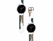 Hurtel Strap Camo Band pro Samsung Galaxy Watch 42mm silikonový řemínek Camo Watch náramek (1)