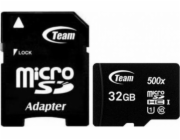 Karta TeamGroup 500x MicroSDHC 32GB Class 10 UHS-I (TUSDH32GCL10U03)