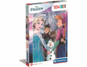 Clementoni CLE puzzle 104 SuperKolor Disney Drozen 25742