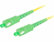 Lanberg FIBER OPTIC PATCHCORD SM SC/APC-SC/APC SIMPLEX 3,0MM LSZH G657A1 3M ŽLUTÝ LANBERG