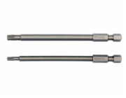 Bezpečnostní šroubovací bity Yato Torx T15x100mm T27x100mm 1/4 2ks. YT-0491