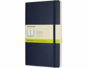 Moleskine  Sapphire Blue Large Plain Notebook Soft