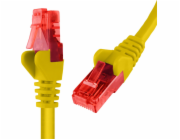 Spacetronik RJ45 CAT 6 U/UTP AWG24 kabel žlutý 1m