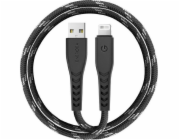 Energea USB-A – Lightning USB kabel 1,5 m černý (CBL-NF-BLK150)