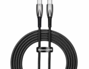 Baseus USB-C - USB-C USB kabel 2 m černý (CADH000801)