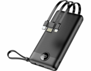 Powerbanka Techonic Externí baterie (POWER BANK) VEGER C10 - 10 000 mAh (Micro + Type C + Lightning 8-pin) černá