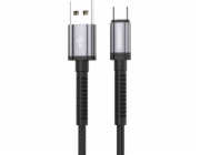 Foneng USB-A – USB-C kabel USB 1 m černý (X83 Type-C)