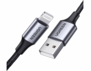 Ugreen USB-A – Lightning USB kabel 1,5 m černý (UGR1460)