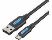 Vention USB-A - microUSB kabel 1 m černý (COLBF)