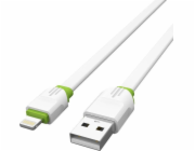 LDNIO USB-A - Lightning kabel 1 m Bílý (LS34 lightning)