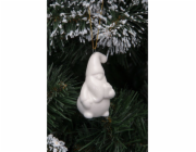 Saska Garden VÁNOČNÍ SANTA KERAMICKÁ KOULE 7,8 CM 1 ks