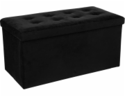 Atmosphera Prošívaná taška Adaline Black 76x38 cm