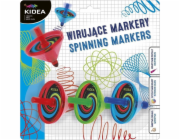 Derform 3-COL SWIRLING MARKER KIDEA DERF B/C