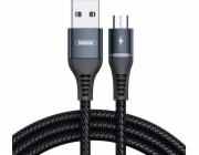 Remax microUSB USB kabel – 1 m černý (RC-152m)