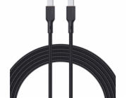 Aukey USB kabel Aukey CB-KCC101 USB-C na USB-C kabel 1m (černý)