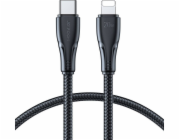 Joyroom USB-C – Lightning kabel 0,25 m černý (JYR696)