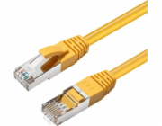 MicroConnect CAT6A S/FTP 1m Žlutá LSZH