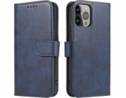 Hurtel Magnet Case elegantní pouzdro s chlopní a funkcí stojánku Xiaomi Redmi K40 Pro+ / K40 Pro / K40 / Poco F3 / Mi 11i modré