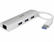 StarTech USB HUB 1x RJ-45 + 3x USB-A 3.0 (ST3300G3UA)