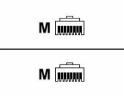 Kabel Cisco RJ45>RJ45 1,8m, žlutý (CAB-ETH-S-RJ45=)