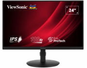 ViewSonic VA2408-HDJ / 23,8"/ IPS/ 16:9/ 1920x1080/ 5ms/ 100Hz/ 250cd/m2/ HDMI / VGA / DP / výšk. nast.