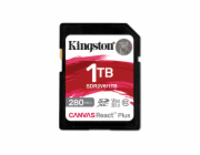 Kingston SDXC karta 1TB Canvas React Plus, UHS-II, U3, V60, R:280/W:150MB/s