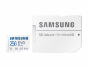 Samsung micro SDXC karta 256GB EVO Plus + SD adaptér