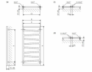 Elektrický sušák ručníků Terma ZigZag 500x1070mm