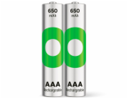 1x2 GP ReCyko NiMH Batteries AAA 650mAh DECT-Telephone