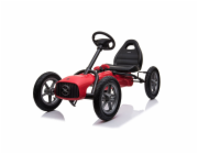 Dětská šlapací motokára Go-kart Baby Mix Buggy červená