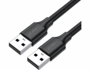 Ugreen USB-A - USB-A USB kabel 1 m černý (UGR391BLK)