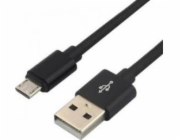 EverActive USB-A - microUSB USB kabel 0,3 m černý (CBB-0,3 MB)