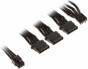 SilverStone Molex – 4pinová disketa, 0,55 m, černá (SST-PP06B-3PER10F)