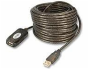 Lindy USB-A - USB-A USB kabel 20 m černý (42631)