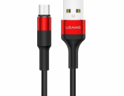 Usams USB-A - microUSB USB kabel 1,2 m červený (SJ224USB02)